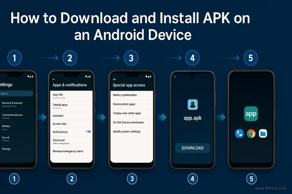 99exch app download Android installation process step by step guide